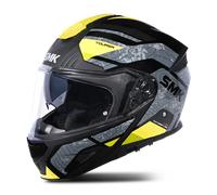 SMK Gullwing Navigator Casco, grigio-giallo, taglia L