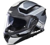 SMK Gullwing Supertour, casco flip up XS male Opaco Nero/Grigio/Grigio Chiaro/Bianco