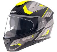 Casco modulare SMK GULLWING TEKKER Grigio Giallo Nero S