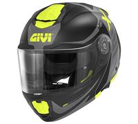 CASCO MODULARE X27 DIMENSION NERO TITANIO GIALLO | GIVI | HX27FDMBY | MotoCharl