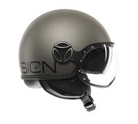 CASCO MOMO DESIGN DEMJET FGTR CLASSIC EVO MONO MATT TITANIUM FROST BLACK L