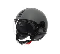 Casco MOMO DESIGN FGTR Classic E2206 Jet Mono Grigio Opaco Matt GREY/BLACK 002