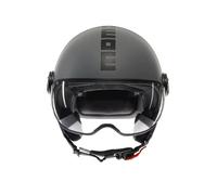 Casco MomoDesign FGTR CLASSIC E2206 GRIGIO OPACO NERO MATT GREY/BLACK Tg L