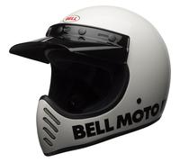Casco MOTO-3 CLASSIC Bianco Lucido BELL - UE: L