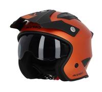 Acerbis Aria Metallic Casco Jet, arancione, taglia S