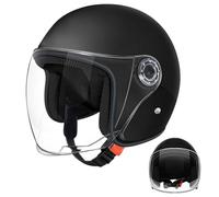 Casco Moto Adulto, Casco Semi Aperto Con Visiera, Casco Scooter Uomo Donna, Casco Da Bicicletta Adolescente, Casco jets Unisex, Casco Da Moto Off-road, Casco Di Sicurezza Anti-Collisione