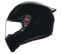 AGV Casco Moto Integrale K1 S E2206 Stile racing, spoiler aerodinamico, visiera antigraffio, Nero