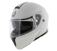 Casco moto AGV Streetmodular Mono Materia bianco opaco