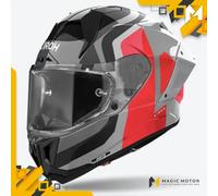 Casco Moto Airoh Integrale GP 800 Competition Rosso Lucido - S