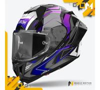 Casco Moto Airoh Integrale GP 800 Must Blu Lucido - M