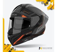 Casco Moto Airoh Integrale MATRYX Rocket Arancione Opaco - XS