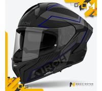 Casco Moto Airoh Integrale MATRYX Sentinel Blu Opaco - XL