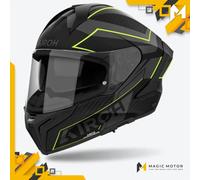 Casco Moto Airoh Integrale MATRYX Sentinel Giallo Opaco - XL