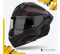 Casco Moto Airoh Integrale MATRYX Sentinel Rosso Opaco - XXL
