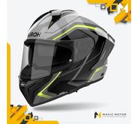 Casco Moto Airoh Integrale MATRYX Wide Giallo Lucido - XXL