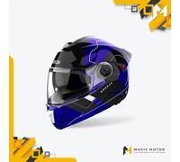 Casco Moto Airoh Modulare SPECKTRE Groove Blu Lucido - S