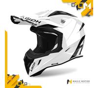 Casco Moto Airoh Off Road AVIATOR ACE 2 Solid Bianco Lucido - XS