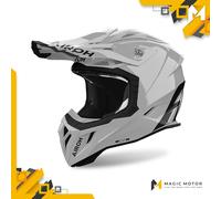 Casco Moto Airoh Off Road AVIATOR ACE 2 Solid Grigio Lucido - XS