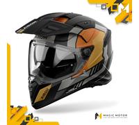 Casco Moto Airoh Touring/Adventure BANDIT Horn Oro Opaco - L