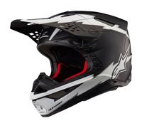 Casco Moto Alpinestars Supertech M10 Ampress ECE - Nero opaco 83006231121