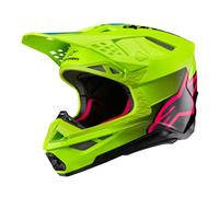 Casco Moto Alpinestars Supertech M10 Unite ECE - Giallo fluo/Nero/Diva/Rosa/Gl 8