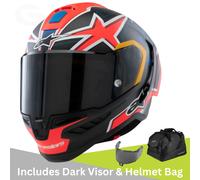Casco moto Alpinestars Supertech R10 Jack Miller rosso carbonio M