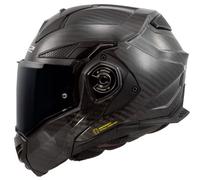 Casco moto anteriore modulare LS2 FF901 Advant X Carbon Solid Carbon