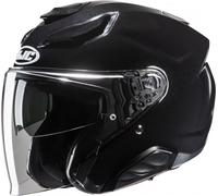 Casco moto aperto HJC F31 Solid Metallic Black XL