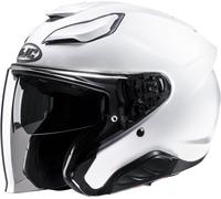 Casco moto aperto HJC F31 Solido bianco perla S
