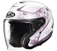 Casco moto aperto HJC i31 Iona MC8 bianco-viola M