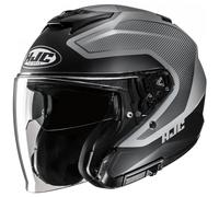 Casco moto aperto HJC i31 Tevis MC5SF grigio-nero L