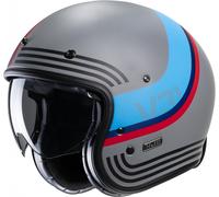 Casco moto aperto HJC V31 Byron MC21SF rosso-blu-nero-grigio XL