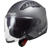 Casco moto aperto LS2 OF600 Copter II titanio XS