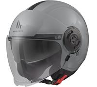 Casco moto aperto MT Viale SV S Grigio tinta unita lucido S