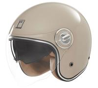 Casco moto aperto Nox Premium Heritage beige L