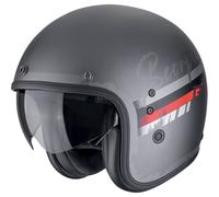 Casco moto aperto Scorpion Belfast Evo ADONIS argento opaco-nero XL
