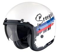 Casco moto aperto Scorpion Belfast Evo ADONIS bianco-rosso-blu 2XL