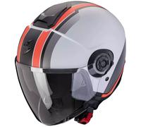 Casco moto aperto Scorpion CORPION EXO-CITY II VEL grigio-rosso opaco XL