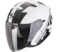 Casco moto aperto SCORPION EXO-230 QR bianco-nero opaco Saldi S
