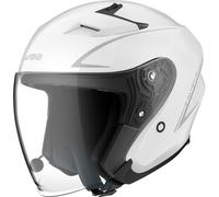 Sena Outstar S, casco a getto M male Bianco