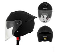 Casco Moto Aperto Valentino Rossi 46 Nero Design MotoGp Scooter Certificato DOT