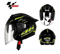 Casco Moto Aperto Valentino Rossi 46 Nero Design MotoGp Scooter Certificato DOT