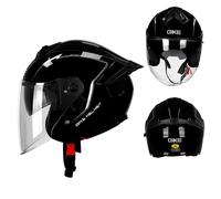 Casco Moto Aperto Valentino Rossi 46 Nero Design MotoGp Scooter Certificato DOT