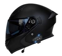 Casco Moto Apribile Bluetooth Con Doppia Visiera Cascos Integrale Modulare Approvato DOTECE Caschi Apribili E Modulari Microfono Con Doppio Altoparlante Integrato W,L:59-60CM