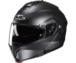Casco moto apribile HJC C91N Titanio solido semi piatto S