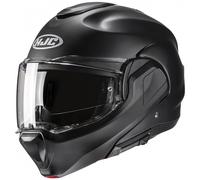 Casco moto apribile HJC F100 Solid Semi Flat nero 3XL