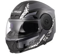Casco moto apribile LS2 FF902 Scope II Oxyd nero-titanio M