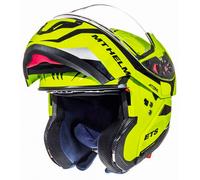 Casco moto apribile MT Atom Divergence giallo fluo in offerta - II. qualità XS