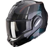 Casco moto apribile Scorpion EXO-TECH EVO Carbon CAD nero-verde 2XL