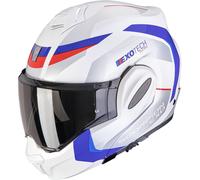 Casco moto apribile Scorpion EXO-TECH EVO PRO Accuti bianco-blu-rosso L